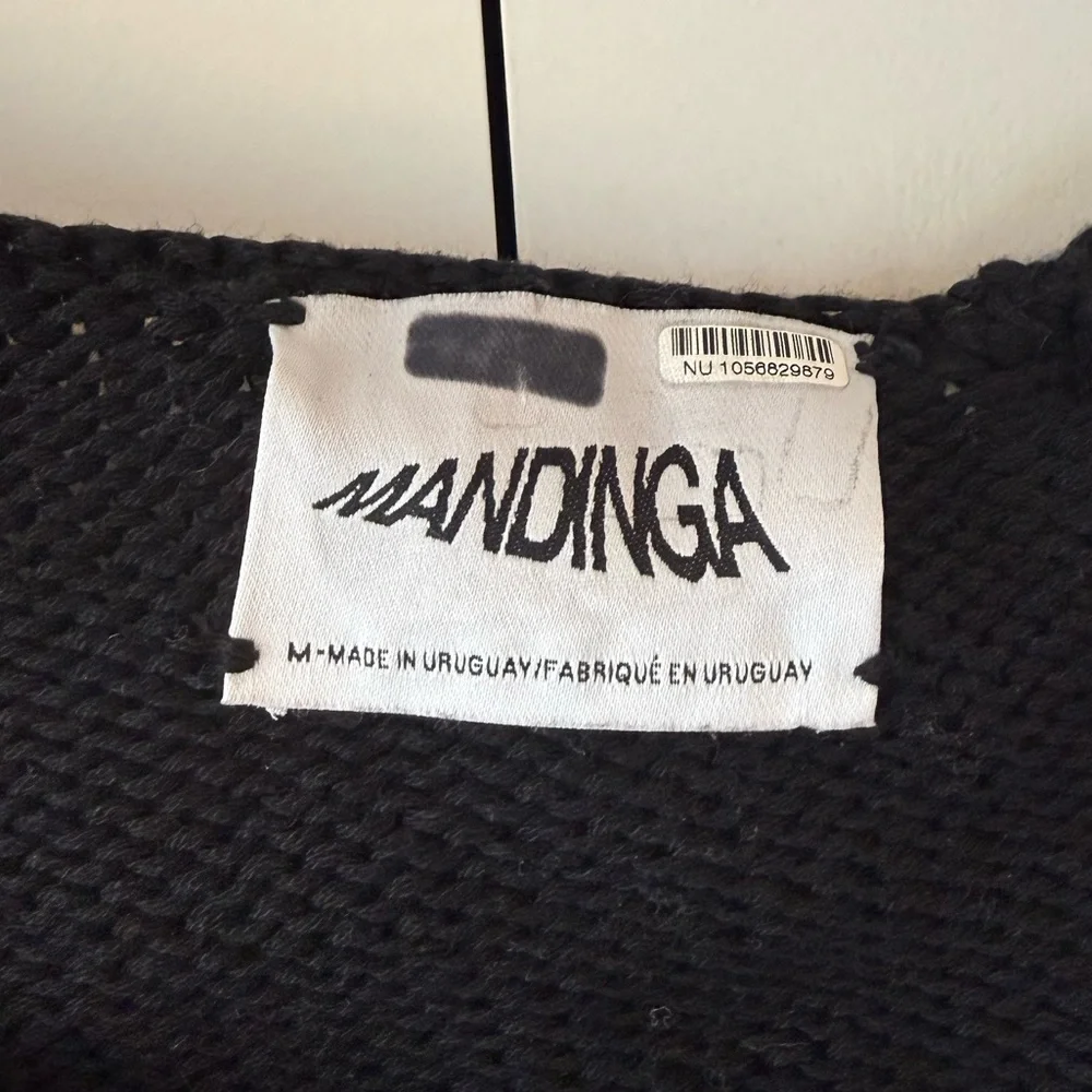 Anthropologie Mandinga Rose Crop Top Black and Green Size Medium - Picture 9 of 9